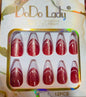 Fake nails 12 pieces with plastic glue
