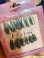 Fake nails 12 pieces with plastic glue