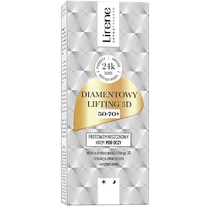 Lirene Diamond Lifting 3D Anti-Wrinkle Eye Cream 50–70