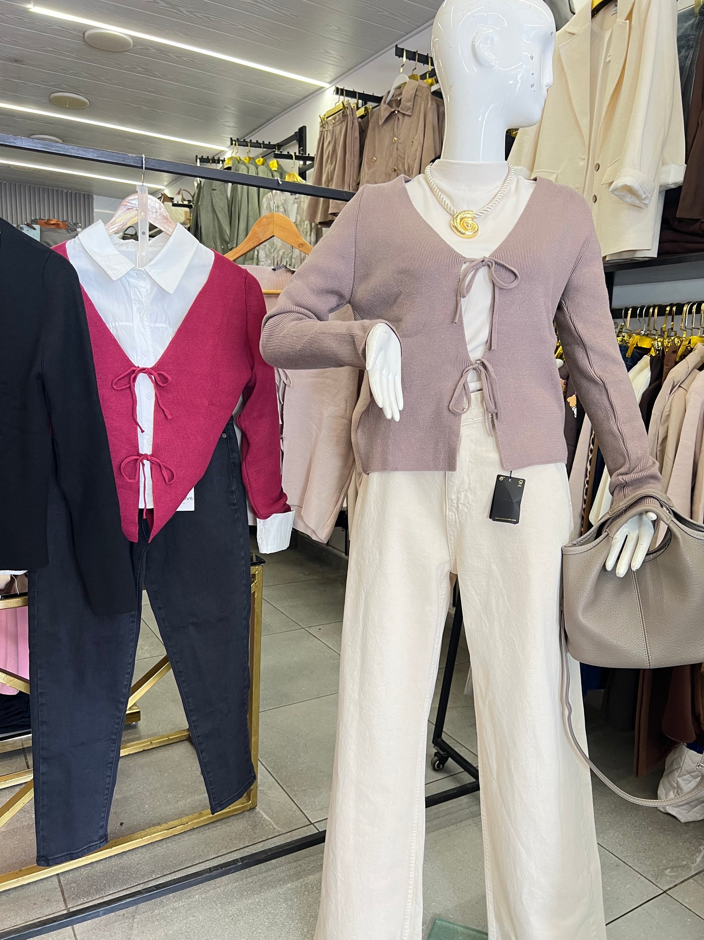 New wool cardigan