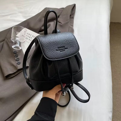 Leather backpack