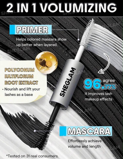 ALL -IN ONE PRIMER &TUBING VOLUME MASCARA -MASCARA BASE &VOLUME TUBING TOUT -EN -UN