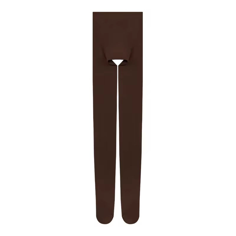 Sexy Matte solid pantyhose high waist Micro pressure tight fitting stirrup Stocking