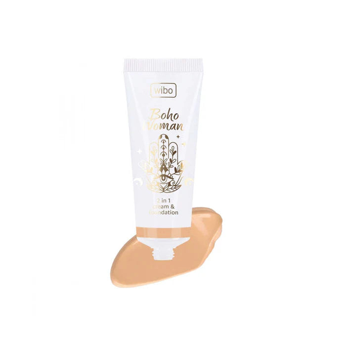 WIBO, BOHO WOMAN 2 IN 1 CREAM & FOUNDATION