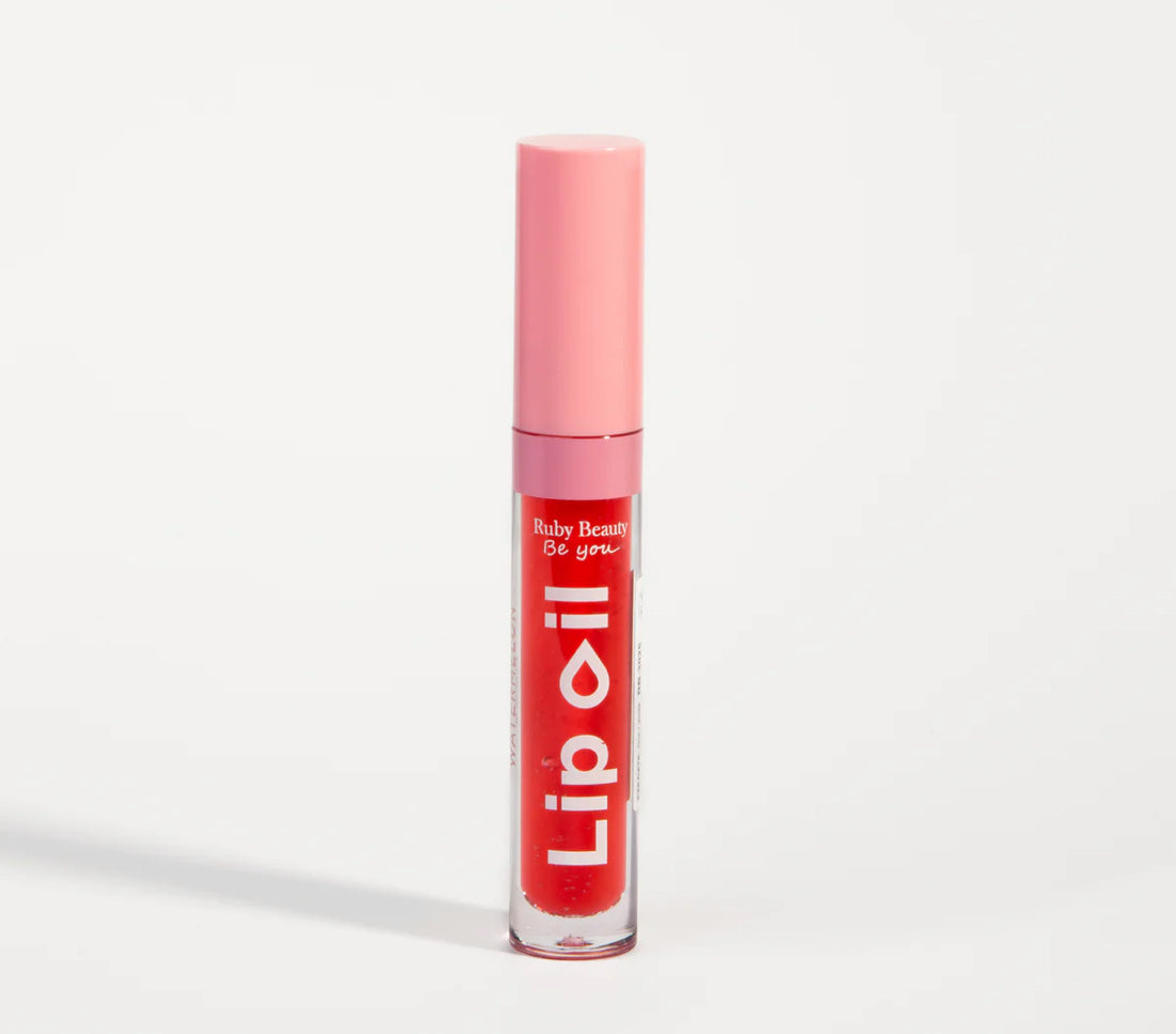 Ruby Beauty Lip Oil – Hydrating Gloss with Plant-Based Formula
