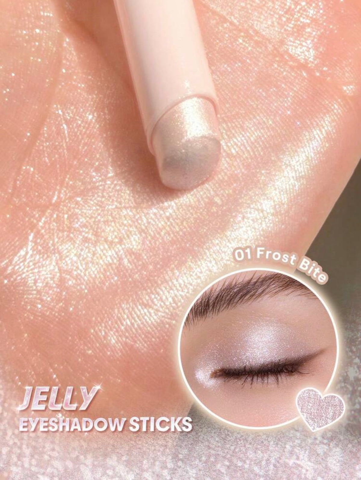 CRYSTAL JELLY GLAZE STICK BATON OMBRE A PAUPIERES GLEE CRYSTAL