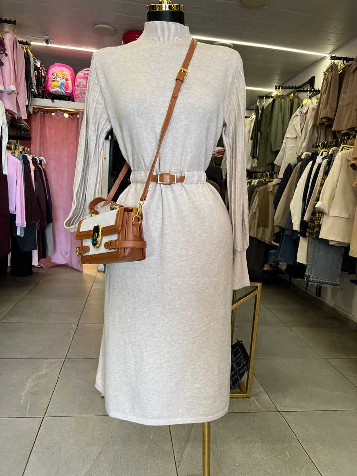 Soft wool dress