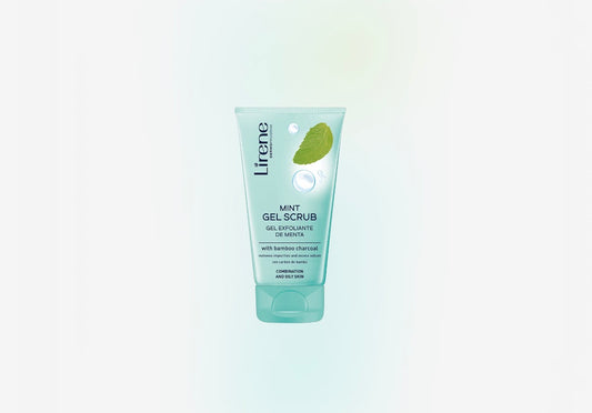 Lirene Mint Gel Scrub with Bamboo Charcoal