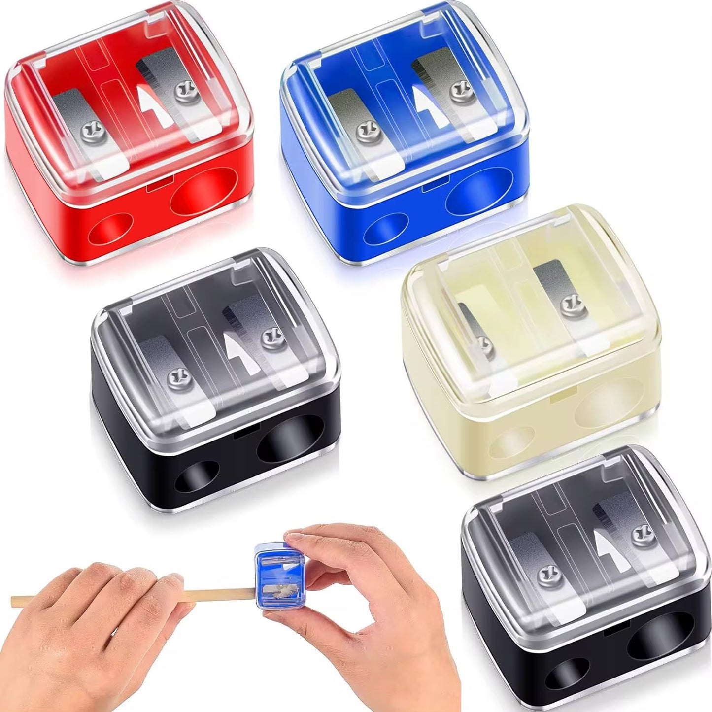 Eye pencil sharpener 2 pieces