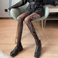 Net stockings women's summer thin leopard print bottoming pantyhose trend Sexy Slim legs Europe and the United States