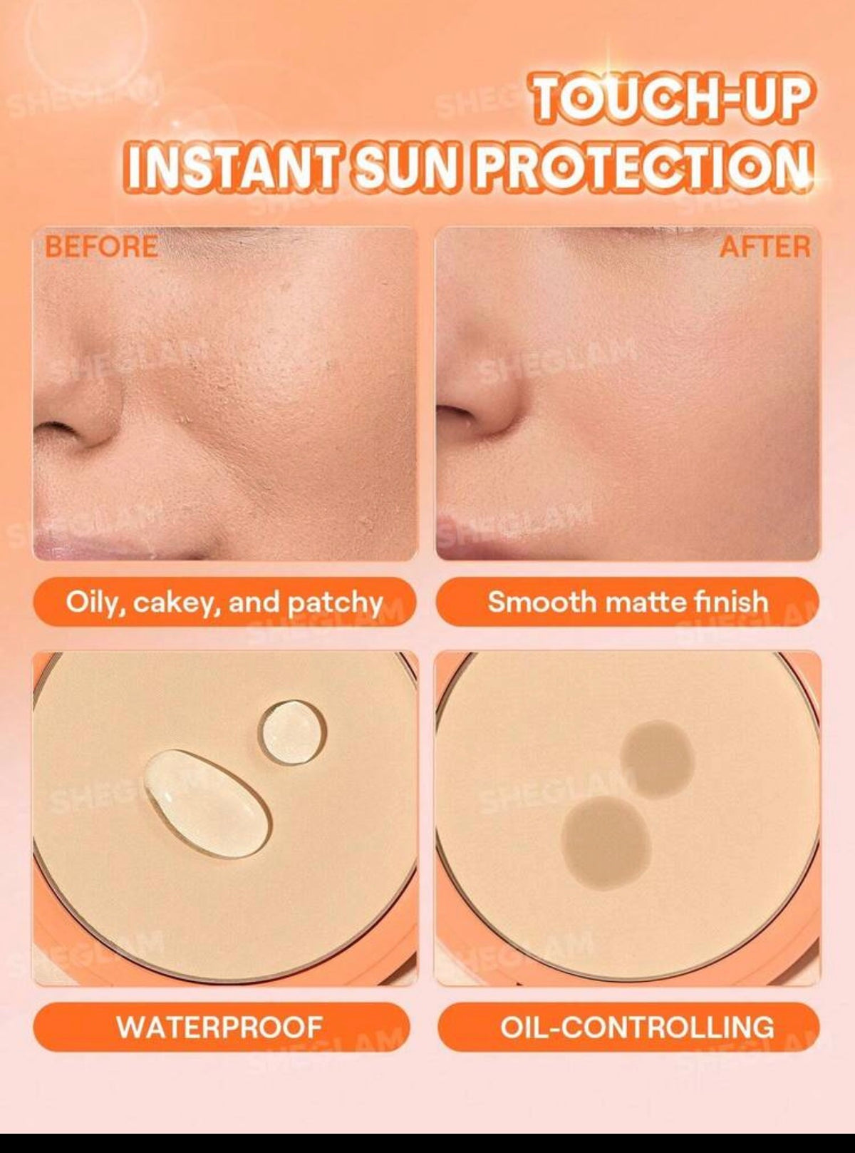 SHEGLAM Insta-Ready Sunsoft Blur Setting powder spf 30