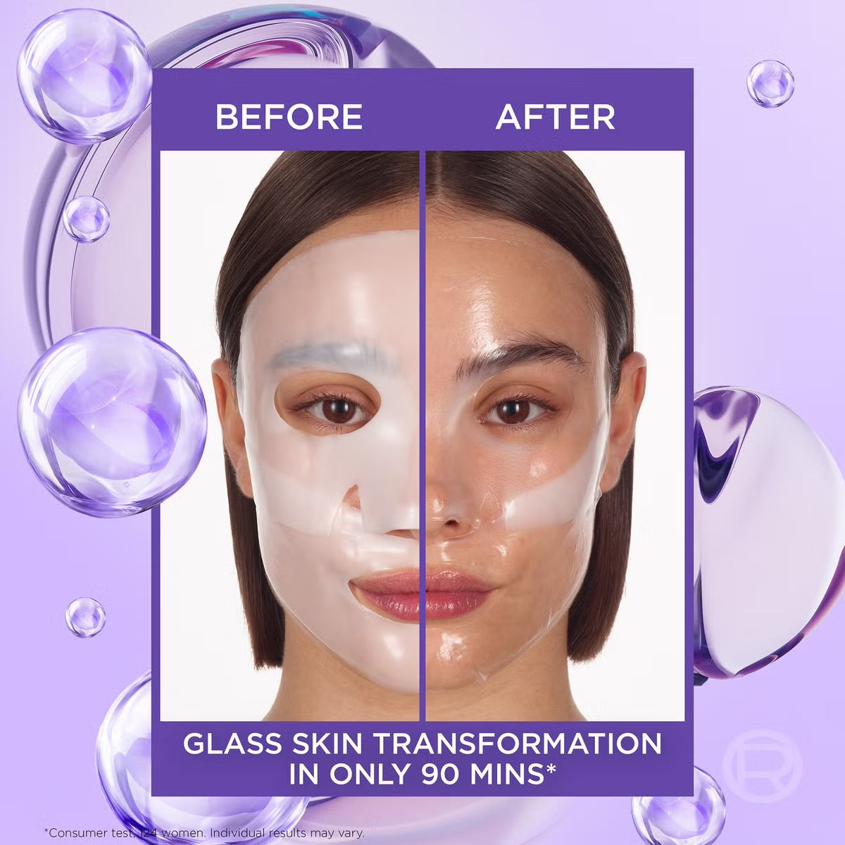L'oreal REVITALIFT GLASS SKIN HYDROGEL GLOW MASK