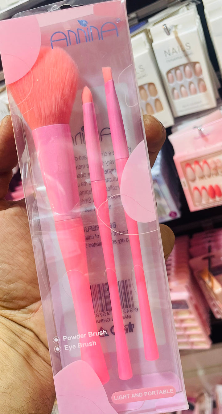 Brush set for powder brush & eye brush