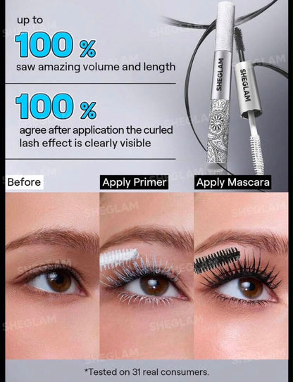 ALL -IN ONE PRIMER &TUBING VOLUME MASCARA -MASCARA BASE &VOLUME TUBING TOUT -EN -UN