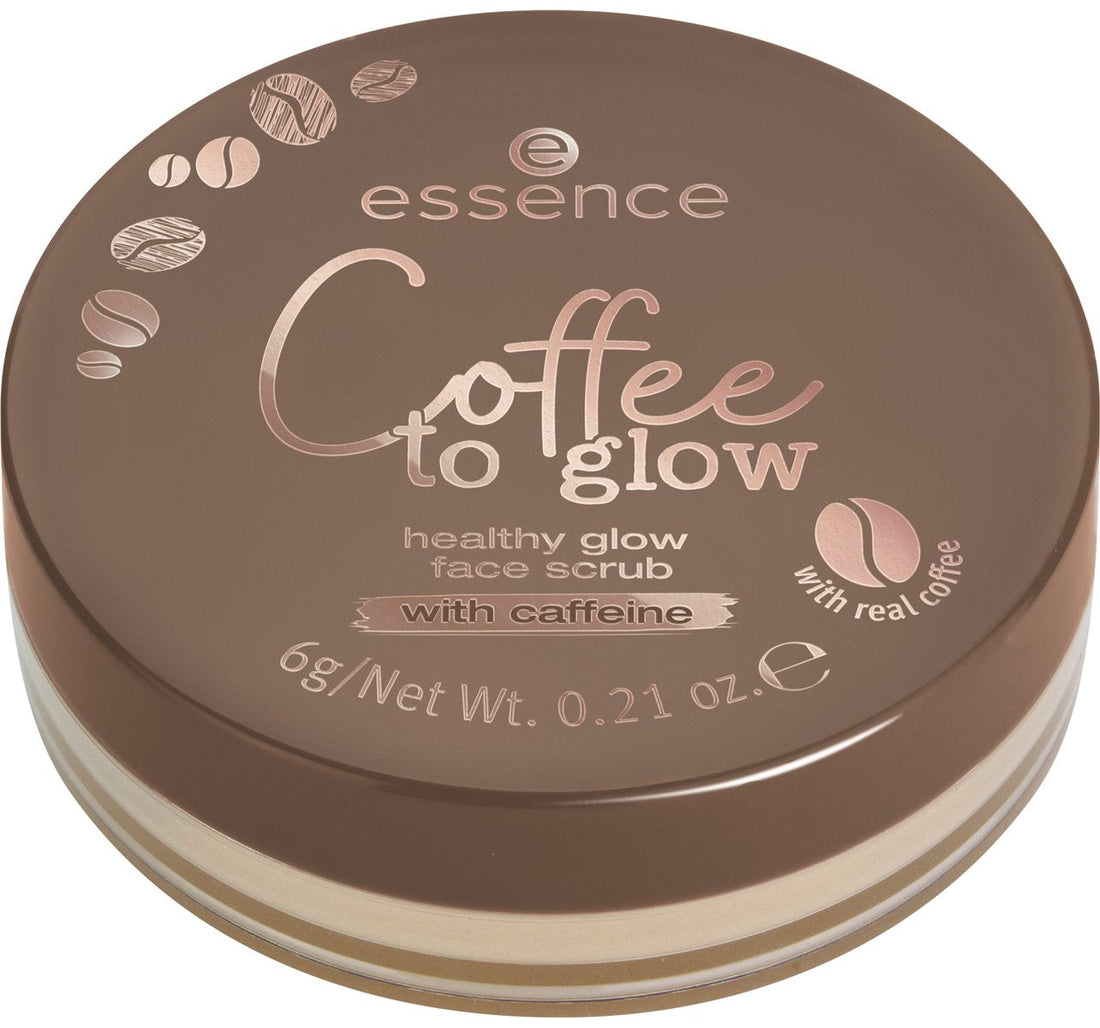 Essence Coffee To Glow Healthy Glow Face Scrub nb 01 never stop grinding!