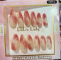 Fake nails 12 pieces with plastic glue