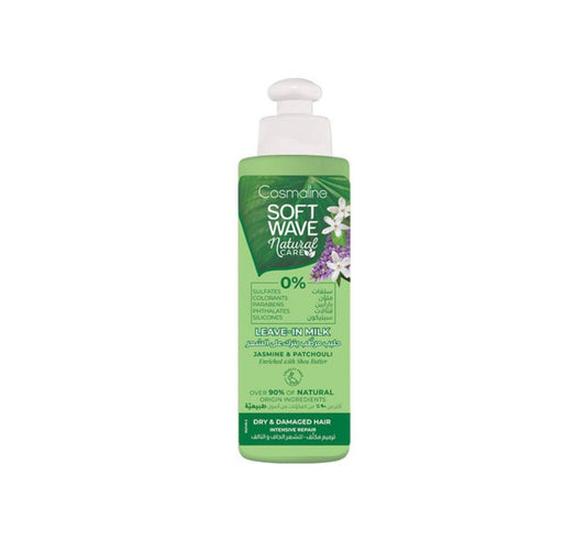 Cosmaline Soft Wave Natural Care Leave-In Milk – Jasmine & Patchouli