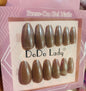 Fake nails 12 pieces with plastics glue
