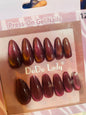 Fake nails 12 pieces with plastic glue