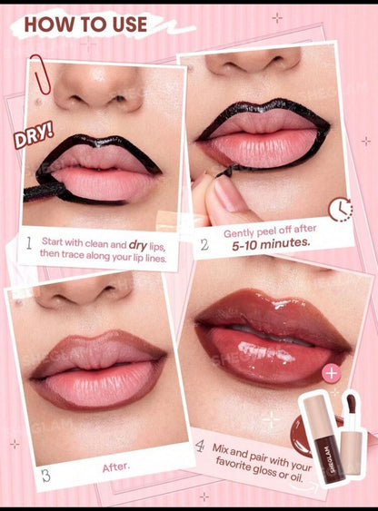SHEGLAM FALL IN LINER PEEL OFF LIP LINER STAIN ENCRE À LÈVRES FALL IN LINE
