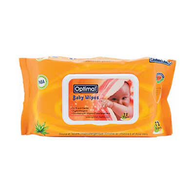 Optimal baby wipes