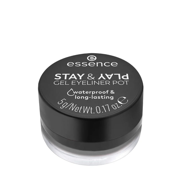 Stay & play Gel eyeliner Pot black