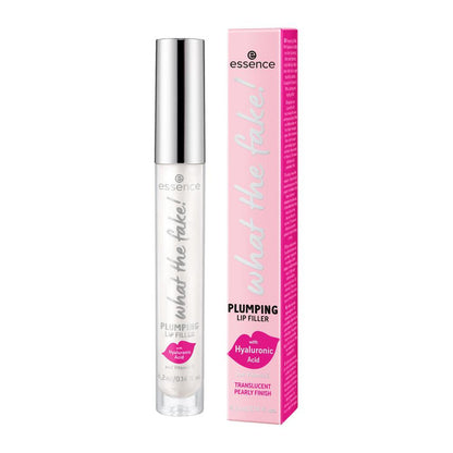 Essence What The Fake! Plumping Lip Filler with Hyaluronic Acid – Volumizing & Hydrating Gloss .