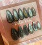 Fake nails 12 pieces with plastic glue
