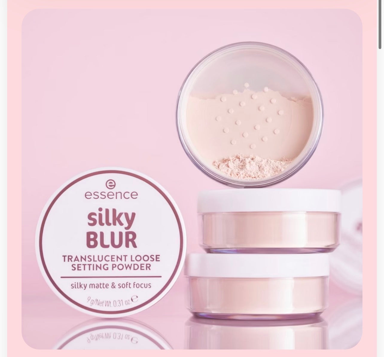 silky BLUR TRANSLUCENT LOOSE SETTING POWDER