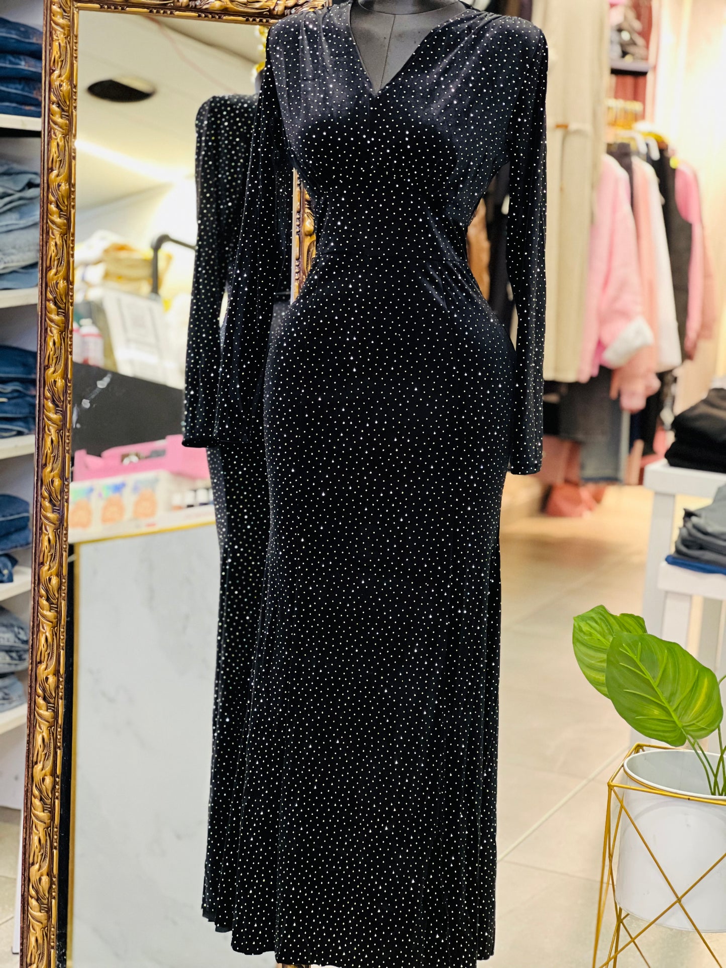 Velvet dress high Quality