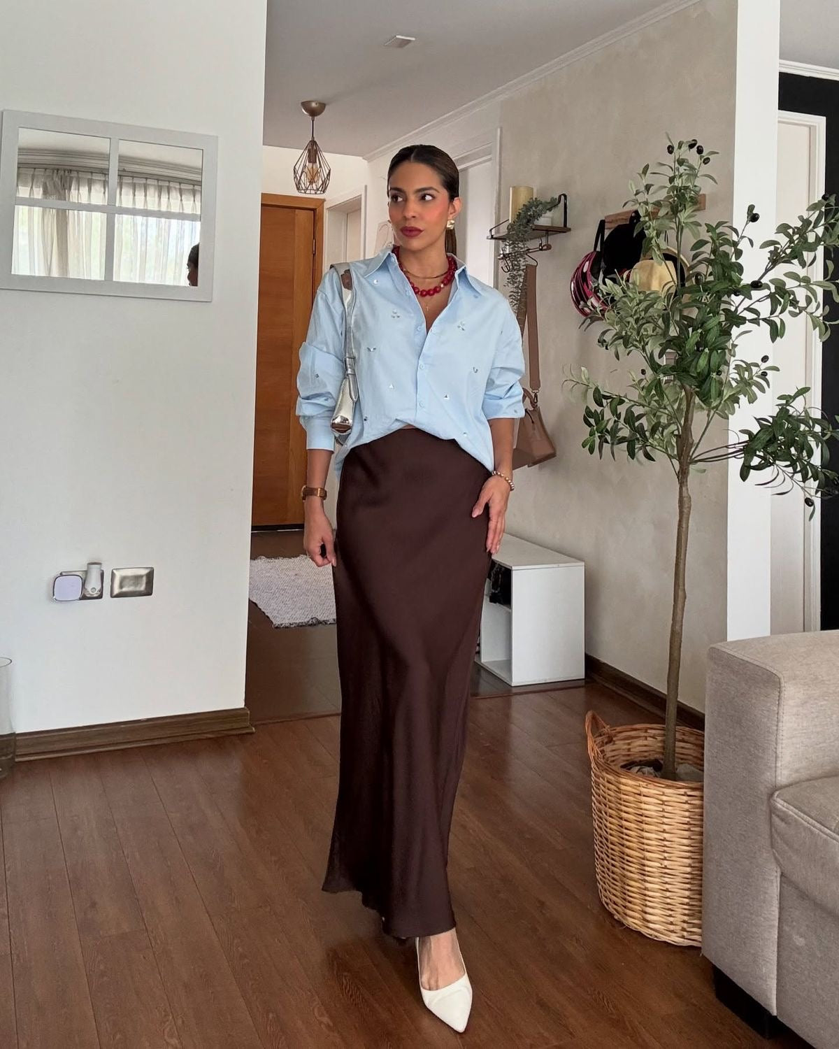 Skirt trend 2025/2026 satin