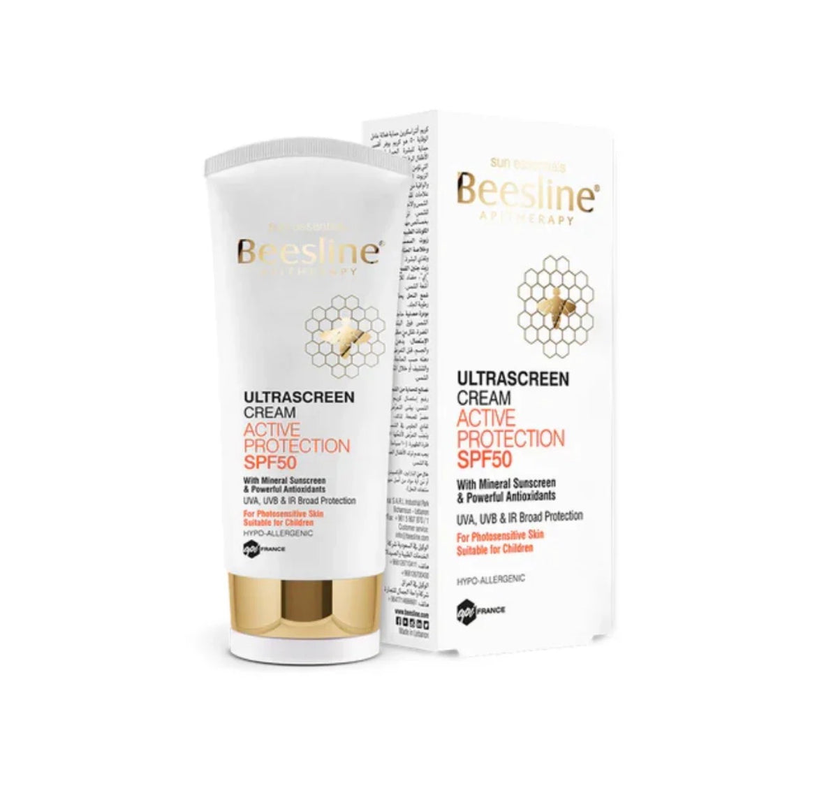 Beesline Ultrascreen Cream Active Protection SPF50