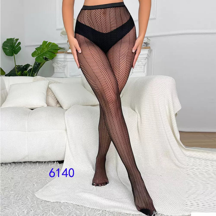 Sexy mesh socks sexy lace sling one-piece socks underwear black silk temptation stockings