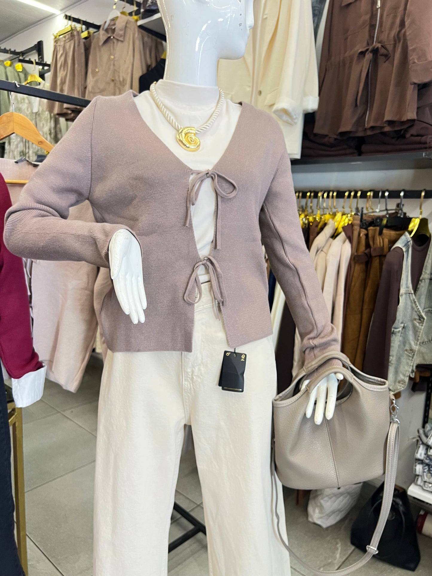New wool cardigan