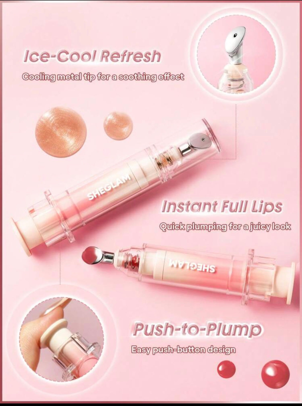 SHEGLAM BOOSTER SHINE PLUMPING LIP GLOSS