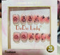 Fake nails 12 pieces with plastic glue