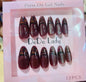 Fake nails 12 pieces with plastic glue