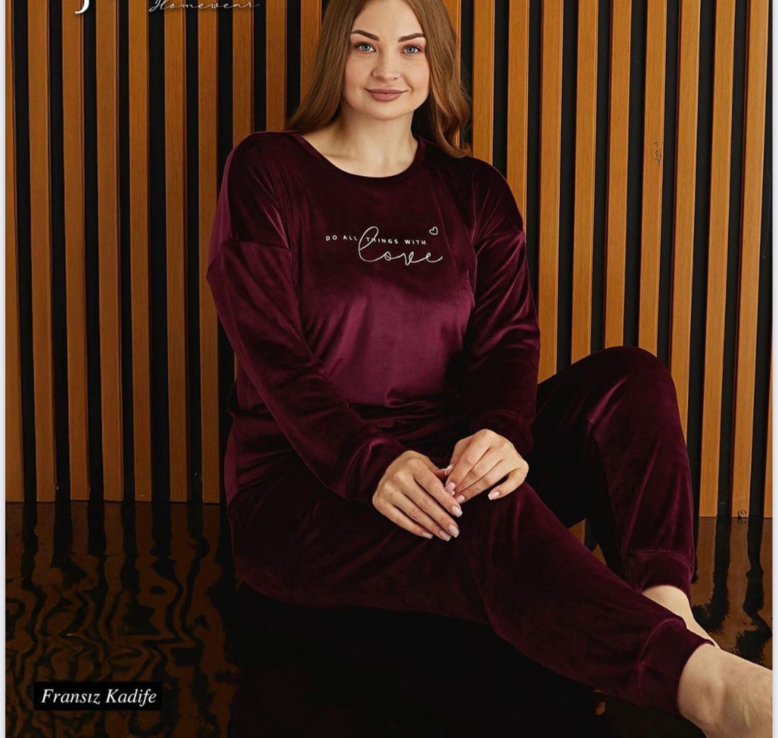 Pijama velvet big sizes