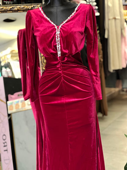 Velvet dress high Quality