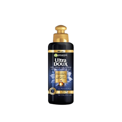 Garnier Ultra Doux Shine Booster Leave-In Cream with Black Charcoal & Nigella Seed Oil