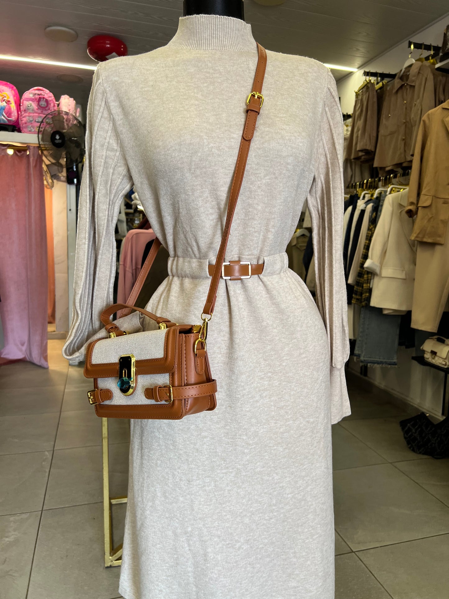 Soft wool dress