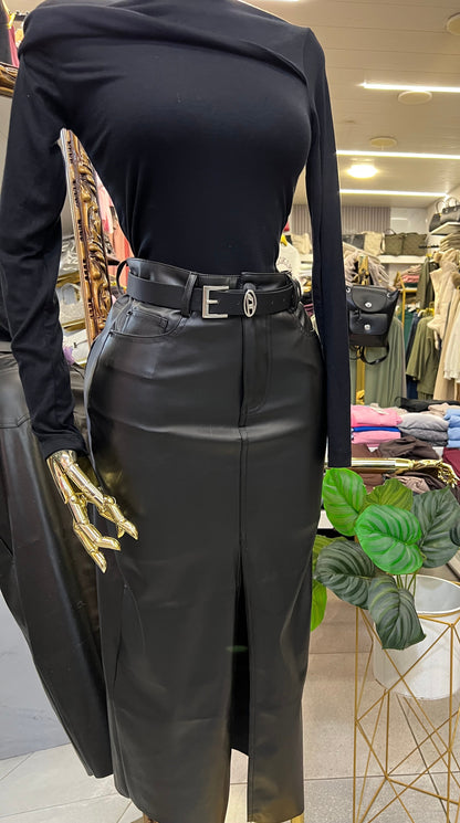 New leather Skirt