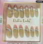 Fake nails 12 pieces with plastic glue
