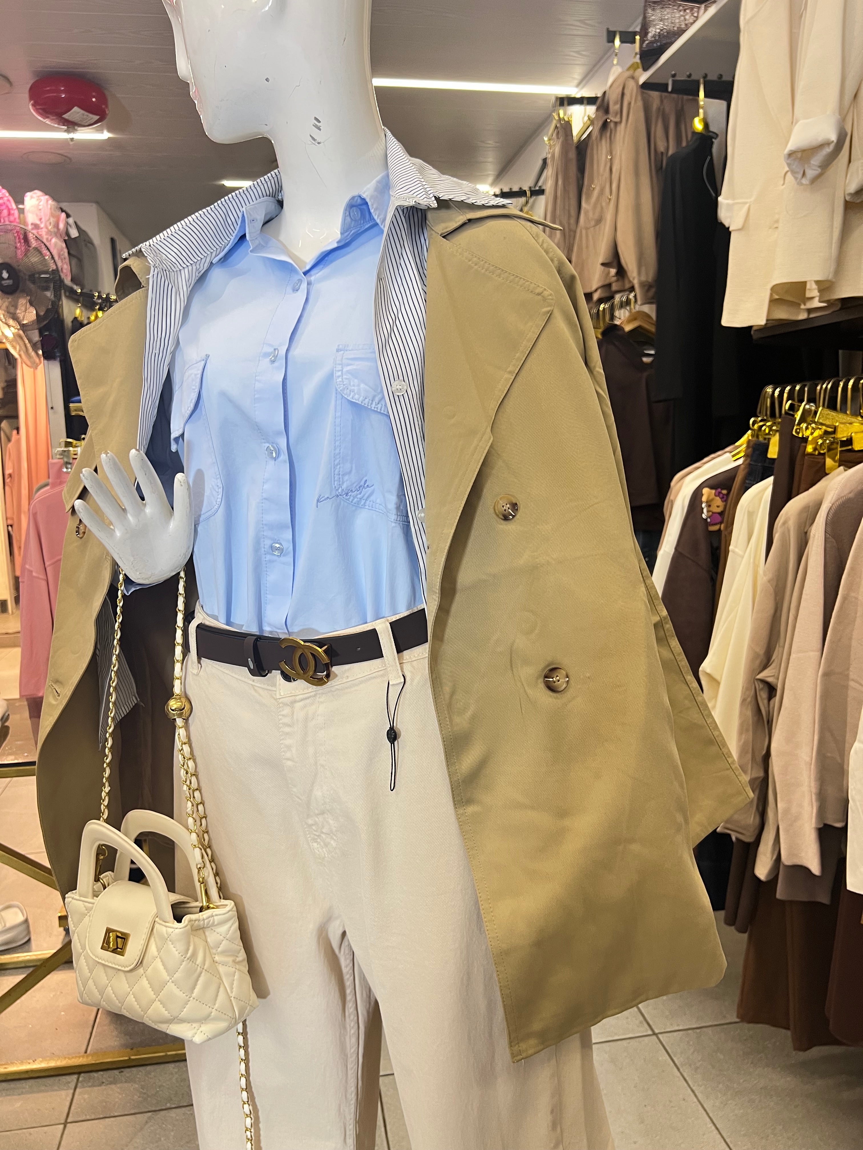 New mini trench coat