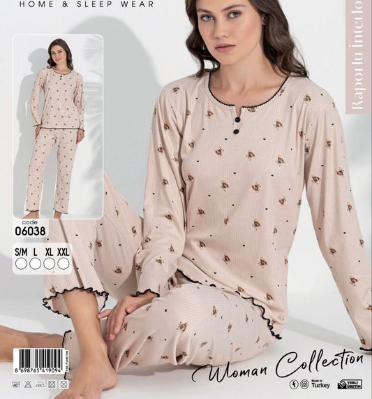 Pijama cotton winter