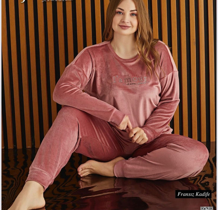 Velvet pijama big sizes