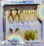 Fake nails 12 pieces with plastic glue