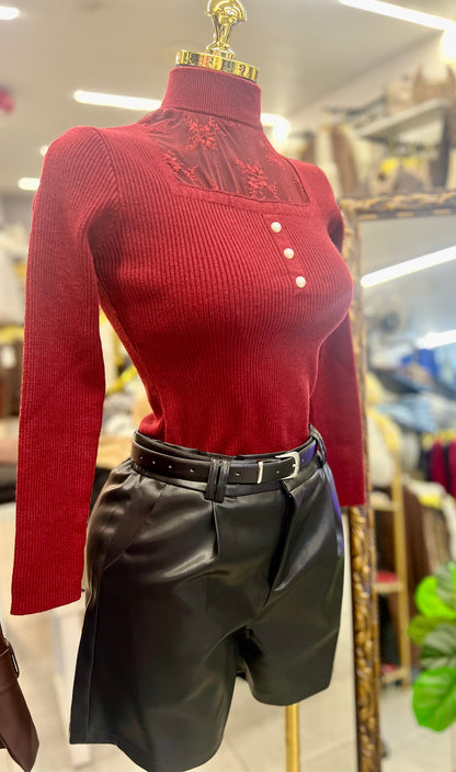 New Leather Short