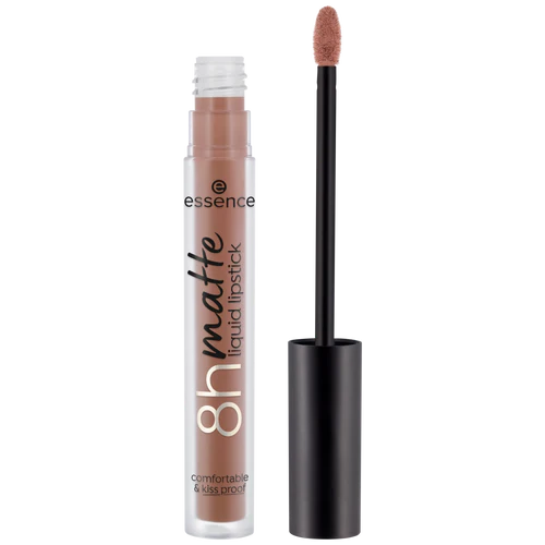 Essence 8h matte liquid lipstick 02 silky hazelrut
