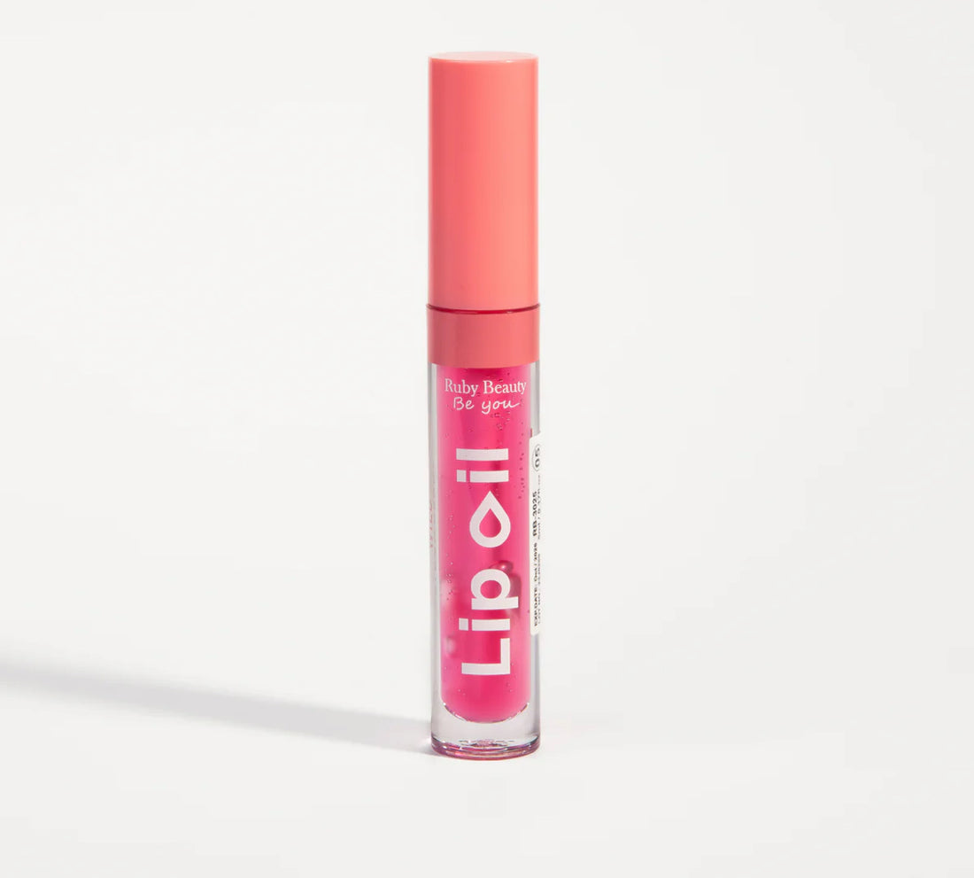 Ruby Beauty Lip Oil – Hydrating Gloss with Plant-Based Formula